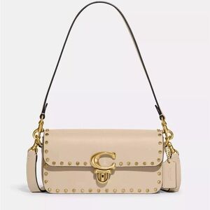 Coach Studio Baguette Bag With Crystal Rivets